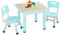FUNLIO Kinderzimmertisch & -stuhlsets, höhenverstellbar für Kinder im Alter von 3-8 Jahren, leicht abwischbarer Kunsttisch, für Klassenzimmer/Kindergärten/Häuser, CPC-geprüft (3-teilig) - Grün