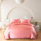 Wotcsil Satin Bettwäsche 135x200 Rosa Damast Seidenbettwäsche Bettwäsche 135x200 Satin Seiden Bettbezug Set Seidige Uni Einfarbig Polyester Seide Bettbezug Mit Kissenbezug