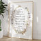 Psalm 19 Wandkunst, florales christliches Leinwandbild, Bibelvers, Poster, christlicher Glaube, christliche Schrift, Poster, Blumenschrift, Wandkunst, Blumenpflanzenbild für Wohnzimmer, Schlafzimmer