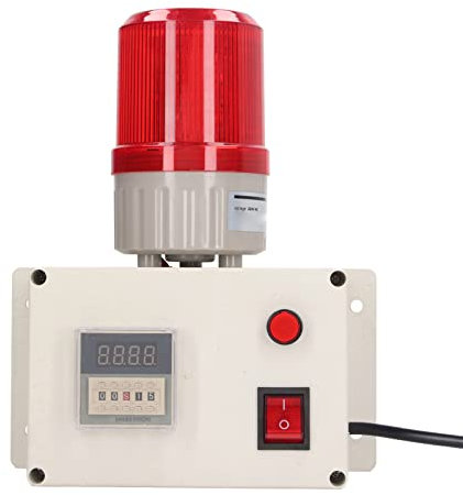 Industrie-Sirenen-Alarm, Ton-Licht-Alarm, Industrie-Timing-Sirene, Horn, Stroboskop-Alarm, 90–110 Dezibel, Lautstärke Einstellbar, Industrielle Ton- Und Licht-Timer-Alarmsirene Für Industrielle Fertig