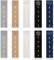 Prasacco 10 Stück Hosenbunderweiterung, Elastische Knopfverlängerung 5 Farben Taillenverlängerungen Einstellbar Knopfverlängerung für Jeans, Hosen, Umstandshose (9 x 2,6cm)