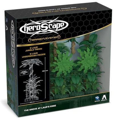 Renegade Game Studios Heroscape: The Grove at Laur's Edge Terrain Erweiterung, Spielzubehör, ab 14 Jahren