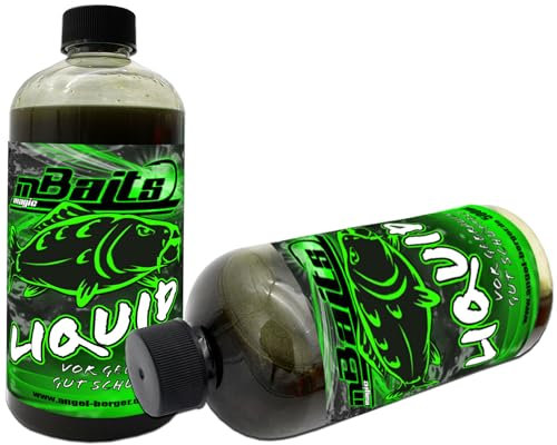 Angel-Berger Magic Baits Liquid Aroma Dip Verschiedene Sorten (Natural Squid & Liver, 500ml)