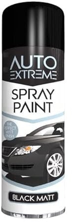 YSAMAX All Purpose Auto-Extreme Spray Paint, Matt Aerosol, Boast a Stunning Appearance, Long-Lasting Durability, Effortless Excellence, Black Matt, 250 ML, (1pcs)