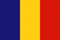 Autocollant drapeau de la Roumanie 15 x 10 cm