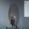 MirrorOutlet The Ovale Wandspiegel, Rahmenlos, oval, 120 x 50 cm