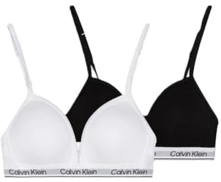 Calvin Klein Mädchen 2er Pack BH Bralettes Triangel