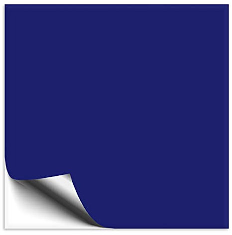 20 Stück Fliesenaufkleber 10x10 cm königsblau glänzend, selbstklebende Fliesenfolie für Küche & Bad, mit Aufkleber Fliesen einfach überkleben