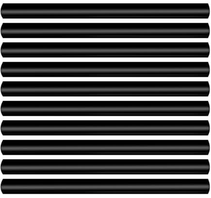 Lot de 10 bâtons de colle chaude noirs pour voiture