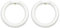 MQODLFP 2pcs FC8T9/CW Circular Fluorescent Light Bulb,8Inch Round T9 22W Circline Bulbs Replacement for Circle Ceiling Fixture