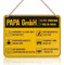 Mumjooyi Papa Geschenk Geburtstag Gestaltete Holzschild Geschenke für Väter Papa Schild aus Holz Lustige Geschenke zum Geburtstag Weihnachten Vater Vatertagsgeschen Vater Geschenk