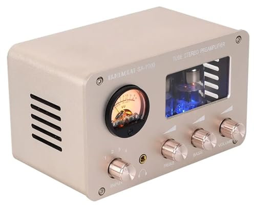 Amplificatore Stereo, Preamplificatore valvolare 6H3N Amplificatori Preamplificatore valvolare HiFi Bile Buffer Amplificatore audio Altoparlante Amplificatore audio Home Theater 2 Canali ,Buona Qualit