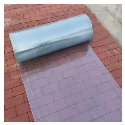 Feuille de toiture en polycarbonate de 1,0 mm pour serre - Film transparent résistant aux UV - Pour serres de jardinage et agriculture - Installation facile - 2 rouleaux de 15 m chacun