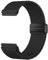 Mastten 20mm Elastisch Geflochten Magnet Band Kompatibel mit Samsung Galaxy Watch 7 Armband - Galaxy Watch 7/6/5/4 Armband 40mm 44mm, Nylon Sport Armbänder für Damen Herren, Schwarz