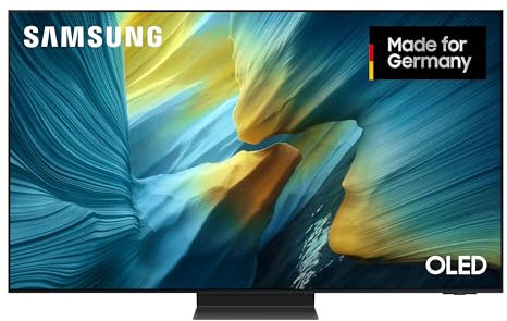 SAMSUNG OLED S95F 77 Zoll (195 cm) 4K Glare Free, UHD Fernseher, NQ4 AI Gen3 Prozessor, OLED HDR Pro, Gaming Hub, Motion Xcelerator 165Hz, 4K Upscaling, Dolby Atmos, Samsung Vision AI Smart TV (2025)