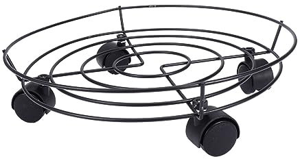 ibasenice Flaschenzug Blumentopfhalter Aus Eisen Pflanzenständer Für Topfpflanzen Blumentopfständer Zum Tragen Großer Blumentöpfe Praktischer Pflanzen-Halter Für Haus