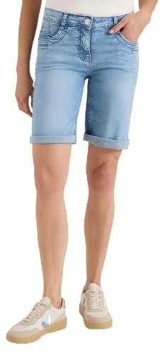 Cecil Damen Slim Leg Jeansshorts im Casual Fit