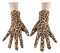 Seeksmile Erwachsene Spandex Handschuhe Handgelenk Länge Halloween Cosplay Kostüm Handschuh (freie Größe, Leopard)