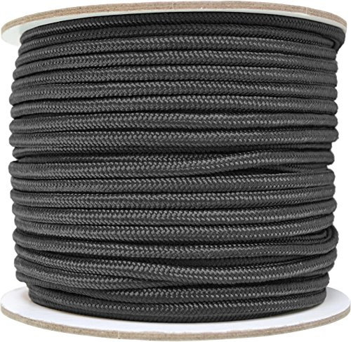 normani Allzweck-Outdoor-Seil 5 mm x 60 Meter Farbe Dunkelschwarz