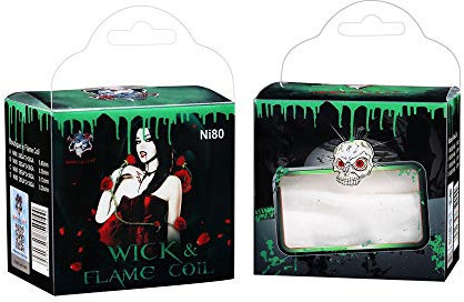 Demon Killer Wickeldraht Wick Coil Wires und Baumwolle DIY Heating Coil Flame Coil Ni84 Vape vorkompilierte Spulen Draht Raging Fire RDA/RBA/RTA/RDTA Grün