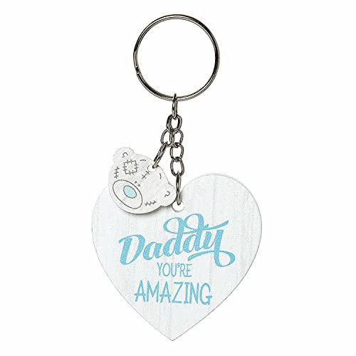 Me to You Amazing Daddy Love Heart Keyring Schlüsselanhänger 12 Centimeters Blau (1)