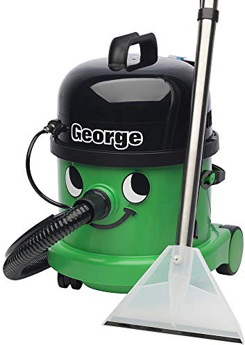 Numatic Gve-370 George W/D Cleaner, Flow Rate 2700L/Min, Height 500mm, Plug Type UK, Power Rating 1.1Kw, Suction 2100mm, Weight 9.5Kg, Width 355mm, Airflow 45L/S, Dry Capacity 15L, 355mm, 355mm, Hos