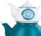 KARACA Porcelain Enamel Teapot, 2.0 liters, Turquoise, Nostalgic Retro Design, Midi Size, Includes Infuser