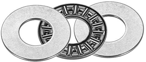 AXK1226 2AS Nadellager mit 2 Unterlegscheiben, Innendurchmesser 12 mm, Außendurchmesser 26 mm, Stärke 2 mm, Härte GCr15 2 Stück