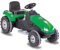 Jamara 460786 Ride-On Traktor Big Wheel-Leistungsstarke Antriebsmotoren, 12V Akku, bis 60KG, Softanlauf, Motorbremse, Sound, Verstellbarer Sitz, Motorhaube aufklappbar, Anhängerkupplung, grün