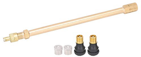 Tubeless-Ventil, praktisch, Anti-Korrsion, Kupfer und Gummi, schlauchloses Reifenventil, mit Verlängerungsschlauch, multifunktionales Zubehör für geeignet für Roller M365/Pro