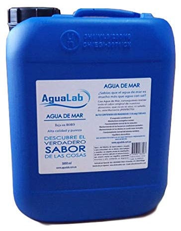 Agua de mar 5000 ml envase alimentario