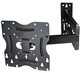 LCD LED TV Fernseher Wandhalter schwenkbar neigbar 27-42 Zoll in den Farben Schwarz max 80kg VESA