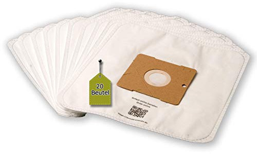 Lot de 20 sacs d'aspirateur compatibles Fakir 3842003 + 2 micro-filtres compatibles pour aspirateur Swirl Y101