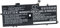 vhbw Akku kompatibel mit Lenovo ThinkPad X1 Yoga Gen 4, X1 Yoga Gen 5 2020 Notebook (3200mAh, 15,36V, Li-Polymer)