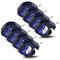 Pristar 8x Etikettenband für Dynmo Kunststoff Schriftband 91221 91201 12mm x 4m Kompatible für Dynmo 200B LT-100H LT-100T LT-110 XR XM 2000 Plus 80, Schwarz auf Weiß