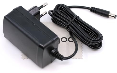 Ladegerät passend für AEG AG4106, AG4106WD, AG4108, ZG4106WD / Electrolux ZB4106, Electrolux ZB4106WD Ladekabel Akku-Staubsauger mit mungoo Displayputztuch