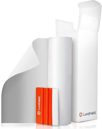 Luxshield Lackschutzfolie 15x100cm für Auto, Motorrad, Bike - Schutzfolie transparent matt, selbstklebend, Meterware aus DE
