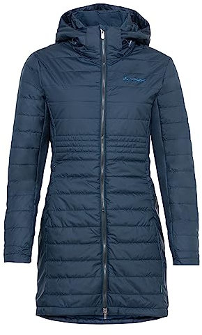 VAUDE Damen Women's Moena Insulation Parka Jacke, Dark Sea Uni, 42 EU