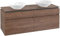 Villeroy & Boch Legato Waschtischunterschrank B592, 1400x550x500mm, 2 Waschtische, B59200FP, Farbe: Glossy Grey
