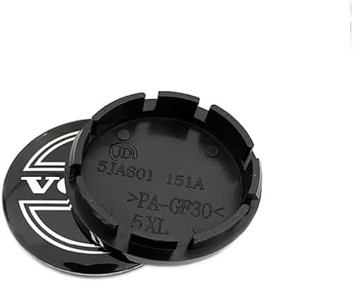 4 Stück Nabendeckel für Volvo V40 S60 C30 V60 XC40 S90 V90 XC60 XC90 56mm, Radnaben-Mittelabdeckungen Nabenkappen Felgendeckel Radnabenkappen, Wheel Caps Ersatz für Autozubehör Verwendet