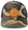 Vertx Herren Trucker-Mütze, Leder, Patch, Baseballkappe, Camouflage Oliv, Einheitsgröße