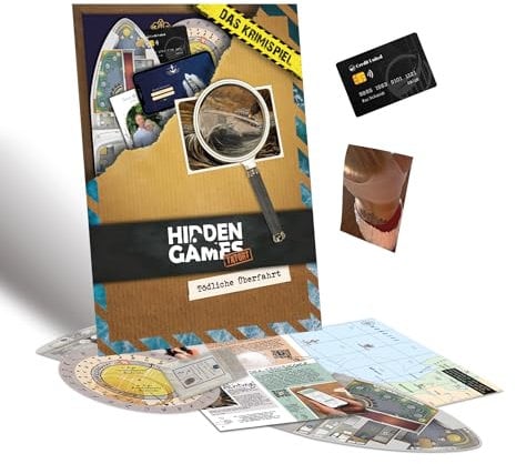 Hidden Games Tatort - Tödliche Überfahrt - Deutsch - Realistisches Krimispiel, spannendes Detektivspiel, Escape Room Spiel