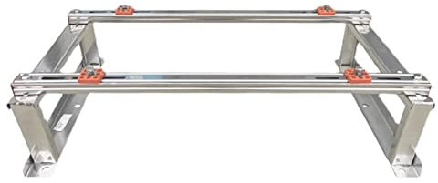 FUYAO Universal AC Halterung, Edelstahl Kondensator Halterung Heavy Duty Bodenständer für Mini Split Klimaanlage - Wärmepumpenbasis, Klimaanlage Unterstützung Halterung