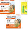 FRONTPRO Kautabletten für Hunde 4-10 kg 6-Monats-Set zum Schutz gegen Zecken und Flöhe mit Zeckenzange: Schützt bis zu 6 Monate