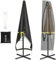 QLSXLB Funda Sombrilla Jardín Exterior Impermeable, Tela Oxford 420D Funda Sombrilla Terraza 265x40/70/50cm, Funda Parasol Excentrica Playa con Cremallera Anti Viento, Anti UV, Resistente a la rotura