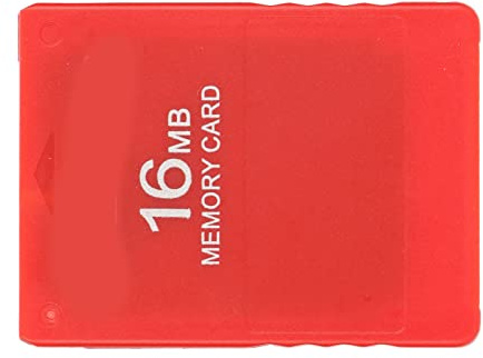 Memory Card 16MB Sturdy Easy to Use High Speed Portable Gaming Memory Card for, Professional Accessories (Red)