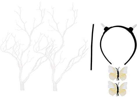 MERRYHAPY 1stück Weihnachts-haarband Mit Zweigen Und Geweih Auffälliges Antler-haarornament Kostümzubehör Für Halloween Und Festliche Anlässe Für Frauen Geeignet