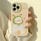 LIUJINCAN Cute Duck Silicone Phone Case for iPhone 12 Pro - 3D Frog Hat Design - Shock-Absorbing Protective Cover for Young Girls, Raised Edges for Camera Protection - Quirky & Adorable