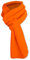 ZEPFJHE Modischer, warmer Fleece-Schal, weich, leicht, einfarbig, für Herbst und Winter, für Damen, Herren, Mädchen, Jungen, Fluoreszierendes Orange, M