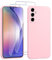 Viojrlra Cover Silicone per Samsung Galaxy A54 5G con 2 Pezzi Vetro Temperato, Custodia Protettiva Ultrasottile in Morbido TPU, Antiurto Antigraffio, Rosa